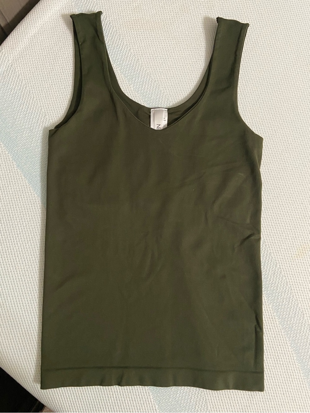 Nikibiki Olive Green Scoop Neck Tank Top